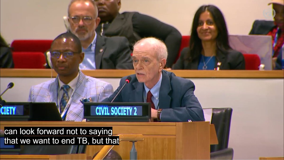 Dr. Mel Spigelman, our president and CEO, spoke at the #2023TBHLM saying that with global commitment to fighting TB, 'we can look forward not to saying that we want to #endTB, but that TB has been ended.' #YesWeCanEndTB