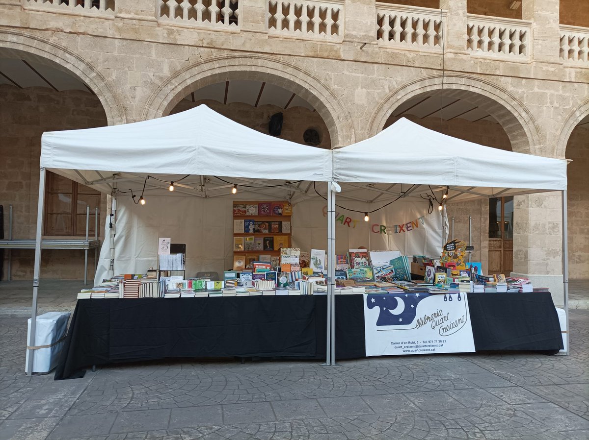 #setmanadelllibreencatalà Del 20 al 24 de setembre Quart Creixent us espera a la Setmana del Llibre en Català de Mallorca