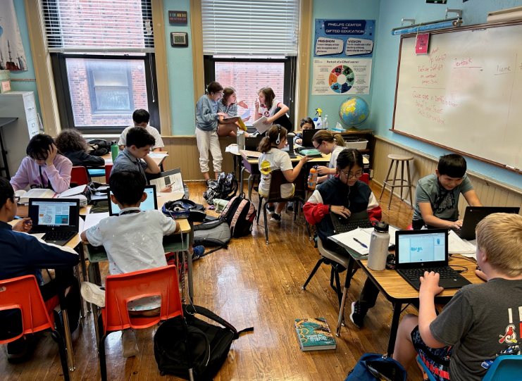 6th Grade Scholars love to learn. We make sure to have fun while we dive into “the studies” with Dr. Verbanaz, “the concepts” with Mrs. Uzzell, and “the seriousness” of science with Ms. Ligon.