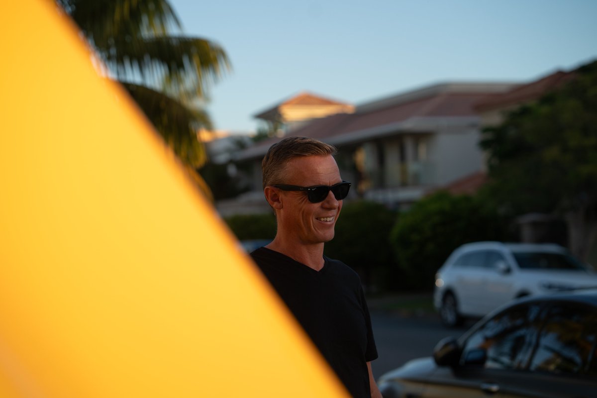 Months ago, as I was putting my shoes back on outside @troyhunt's house after an interview, he told me I should check the news the following day. He wouldn't say why. (Photo: Tim Leslie)