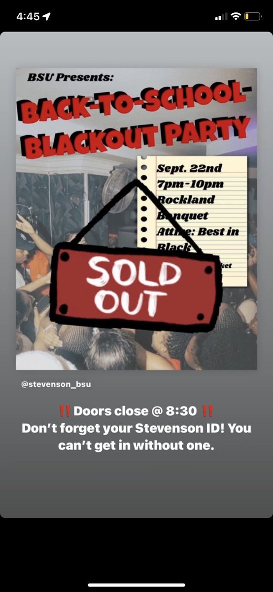 Can’t wait to see everyone tonight! Limited tickets will be available at the door, so get there on time!