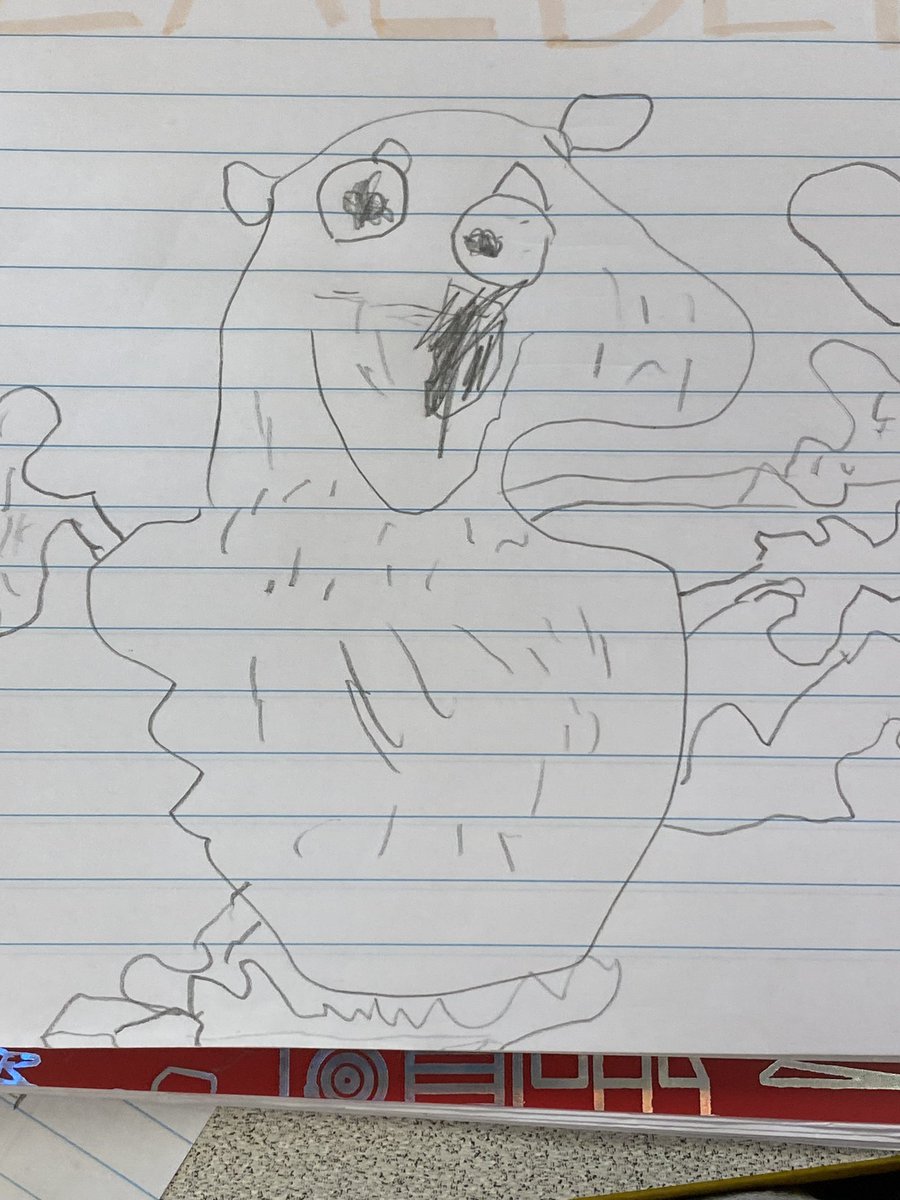 Today for Reading in the Schools Day we had author Laurie Keller <a href="/LKellerBooks/">Laurie Keller</a> read “Do Unto Otters”<a href="/plainviewElem/">Plainview Elementary School</a> . She even taught us how she draws her otter characters! We gave it a try and here is some of our masterpieces! 🦦✏️📚 I think my Pre-K friends are #otterlyAwesome