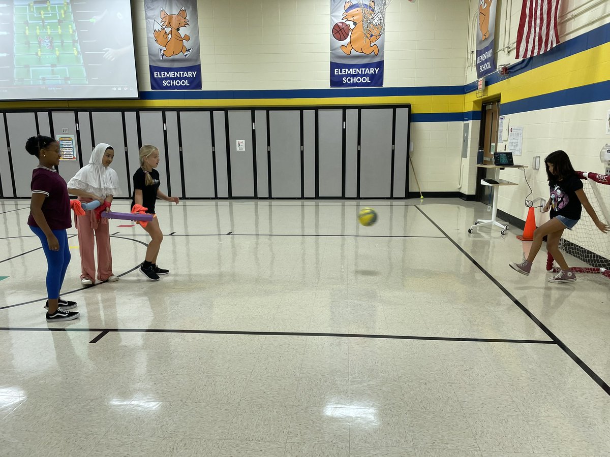 How creative is our new P.E. teacher Ms. Jensen?! 3rd and 5th graders got to play “foosball” soccer!!! What a fun way to add a team building challenge into their soccer unit!  #FoxMicroMoments #FoxRocks
