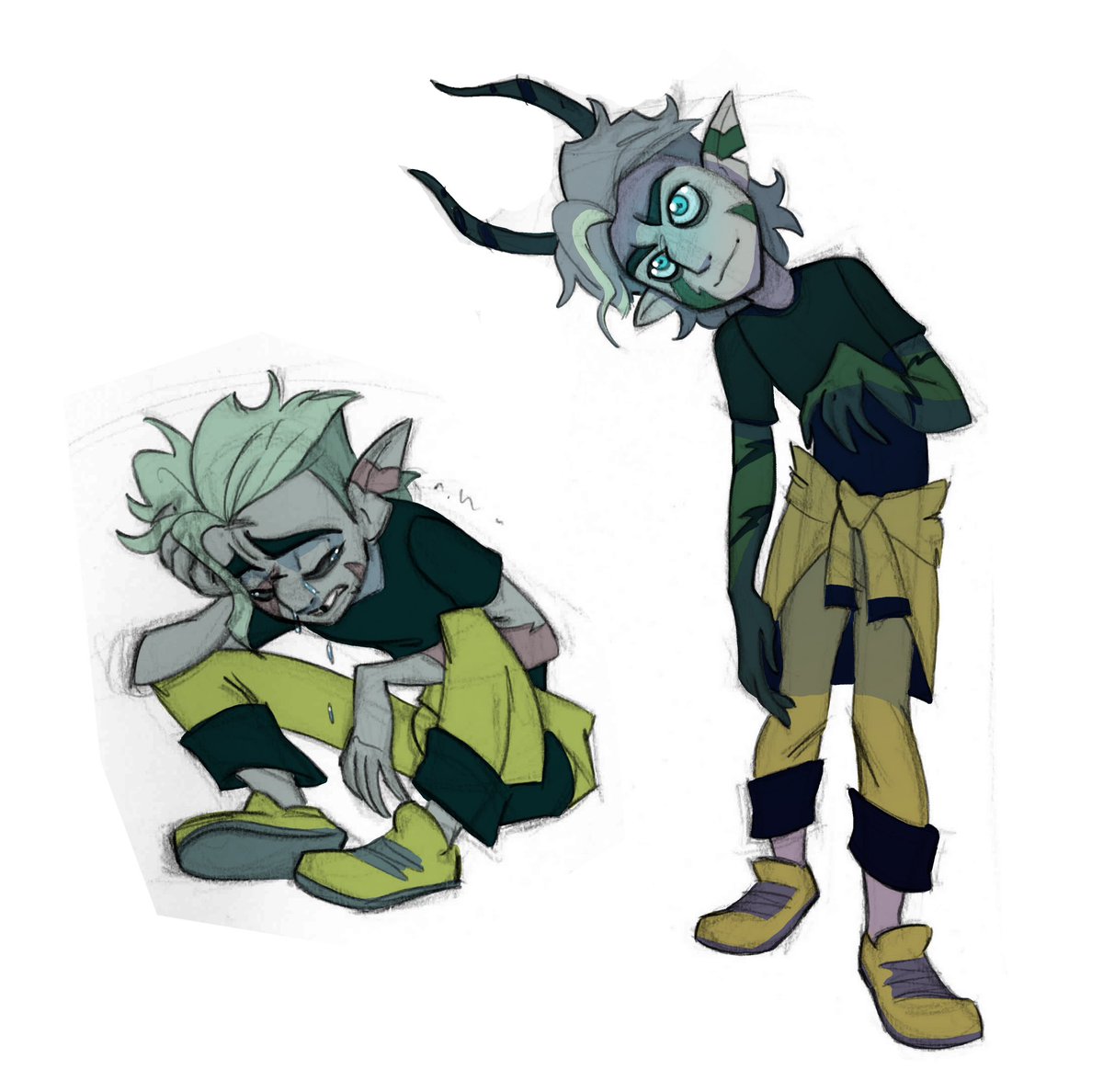 Abeyance_artist's tweet photo. Possessed Hunter because…I have no excuse. Just take it. #hunternoceda #TheOwlHouse #possessedhunter https://t.co/C4T97aQN30
