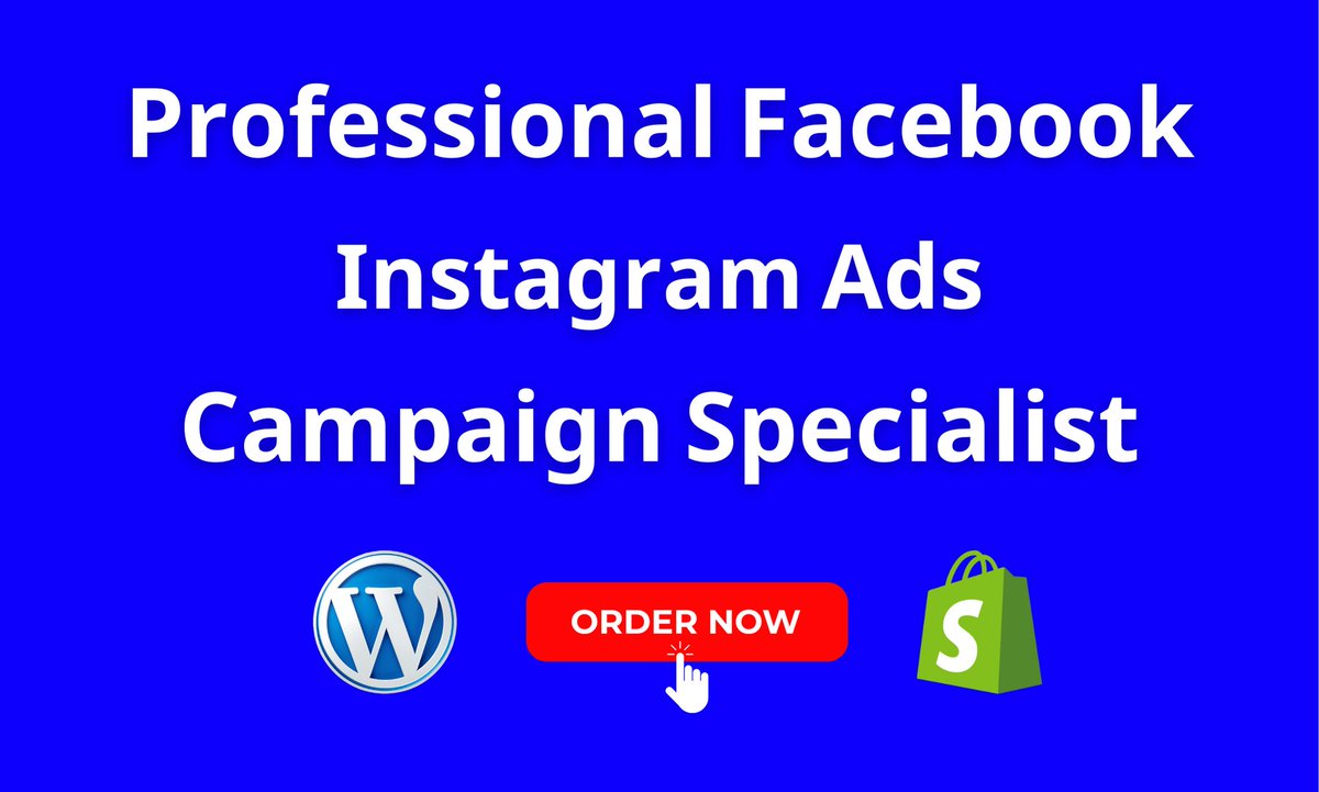 Expert Facebook and Instagram Ads Manager for High-ROI Campaigns🚀

#Advertising #socialmediamanager #facebookads #instagramads #advertisement #BusinessProposal  #MarketingStrategy #Growth #Target #Traffic #engagement #salestips #BusinessDoneBetter