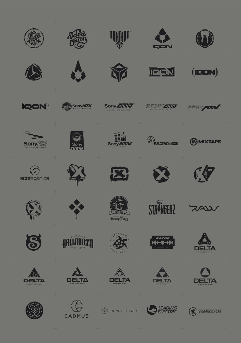 A selection of older logos I've done throughout the years. #logodesign #graphicdesign #branding