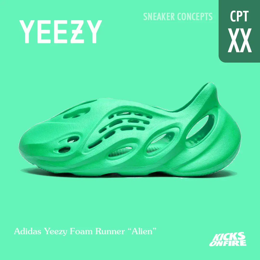 alien green yeezy