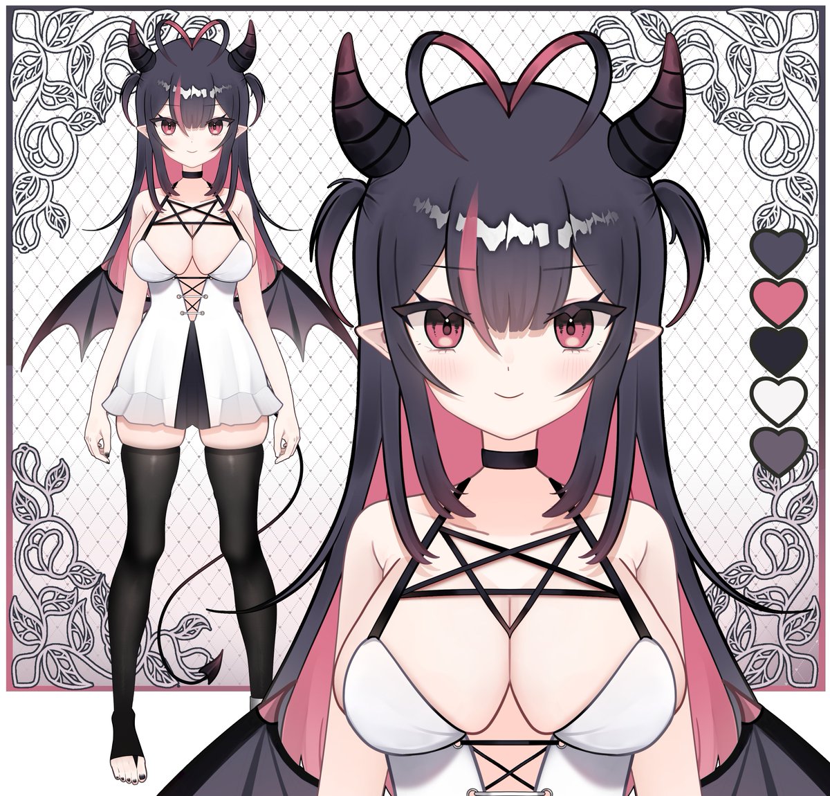 Vtuber model adoptable!🦇 ✧Fully cut (❗️NO rigging included) ✧You'll recieve the PSD file and transparent PNG's! ✧Price: GBP£400 (My fullbody commission price is 490 so It's a £90 discount) 10 expressions! If you're interested please DM me! (Questions are welcome too💕)