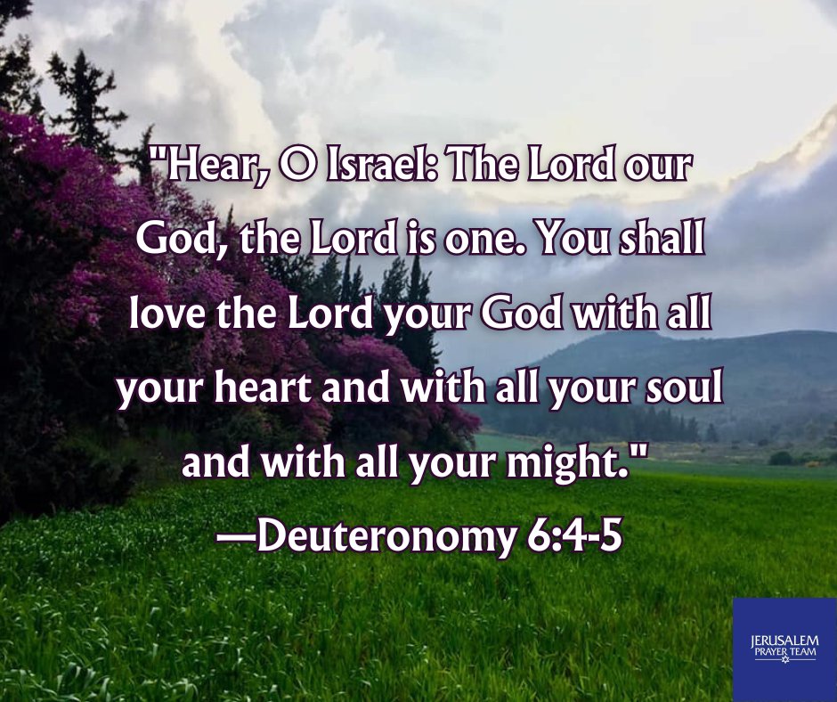 jerusalemprayer's tweet photo. "Hear, O Israel: The Lord our God, the Lord is one. You shall love the Lord your God with all your heart and with all your soul and with all your might."
—Deuteronomy 6:4-5
Amen!
Picture: A meadow in Israel
#PrayingForPeace
#StandingWithIsrael
#IsraelForeverStrong https://t.co/vmq8Oe5N0T