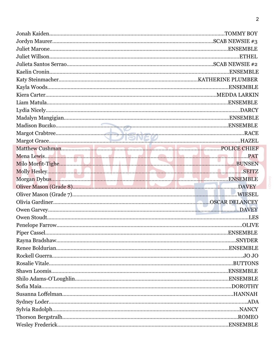 After two days of auditions, we are proud to announce the cast of our 2023 Middle School Musical - Disney's Newsies JR!

Performances will be held December 7-9 at 7:00pm, as well as December 9 at 1:00pm. Mark your calendars!

#collsedu #collsarts #cmsnewsies