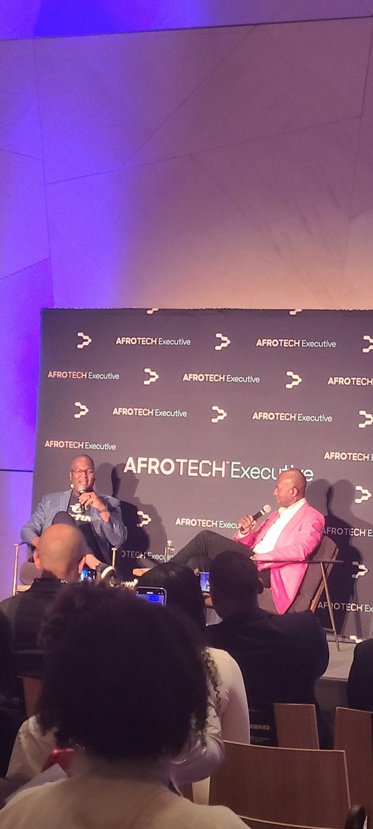 IAtalkspace's tweet photo. Great to see Wemimo Abbey, the Nigerian co-founder of Softbank-backed Esusu at the #AFROTECHExecutive event in Brooklyn. Esusu is one of America's best funded Black-founded startup valued at over $1 billion with $130M+ in venture capital investments. https://t.co/N4hOKcWM0G