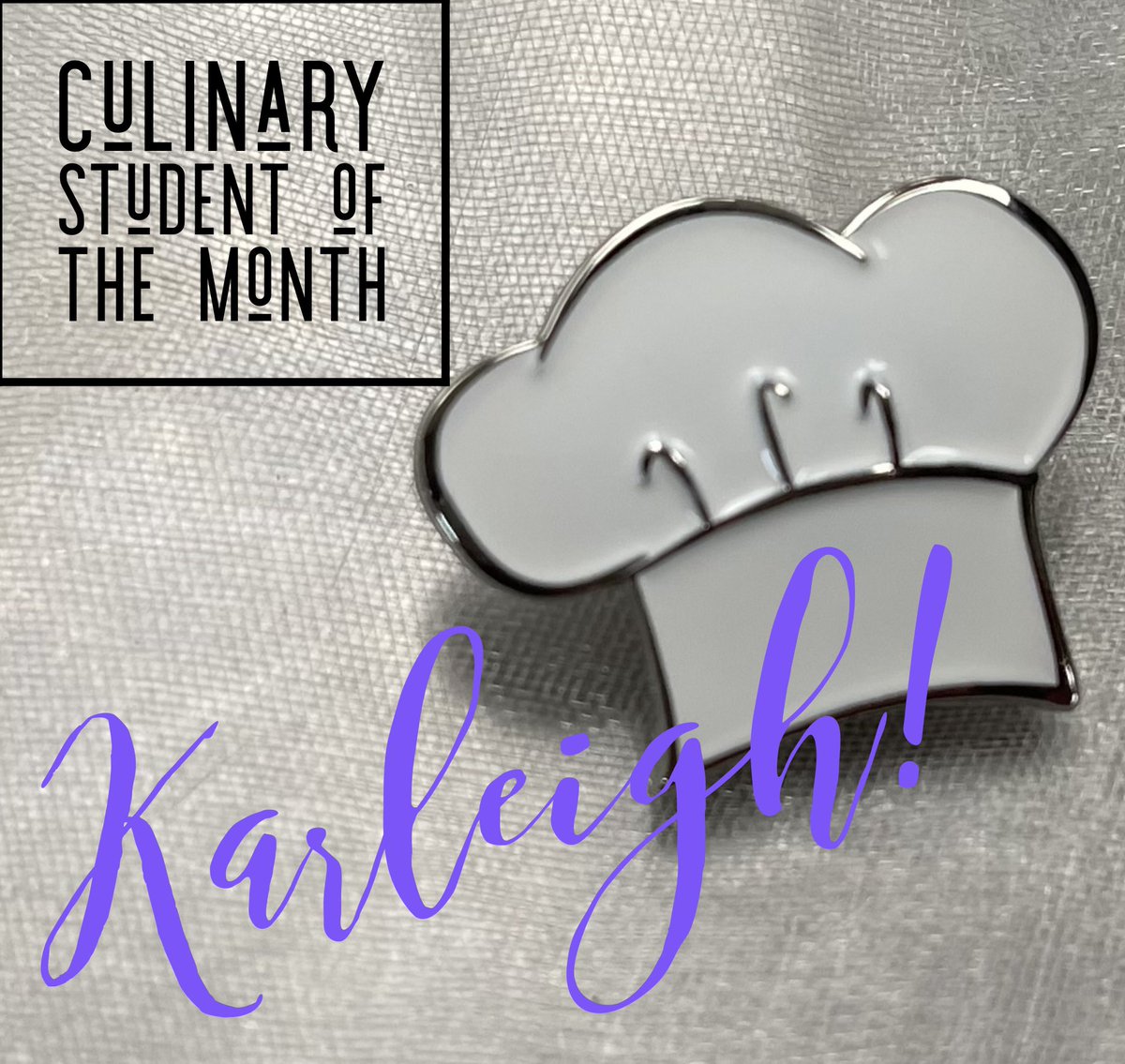 Our very first Culinary Arts Student of the Month impressed us so much with her drive, focus, follow-through, leadership, and consistently positive attitude that she inspired this very award! Congratulations, Karleigh! #BeyondAllLimits #lisdcte