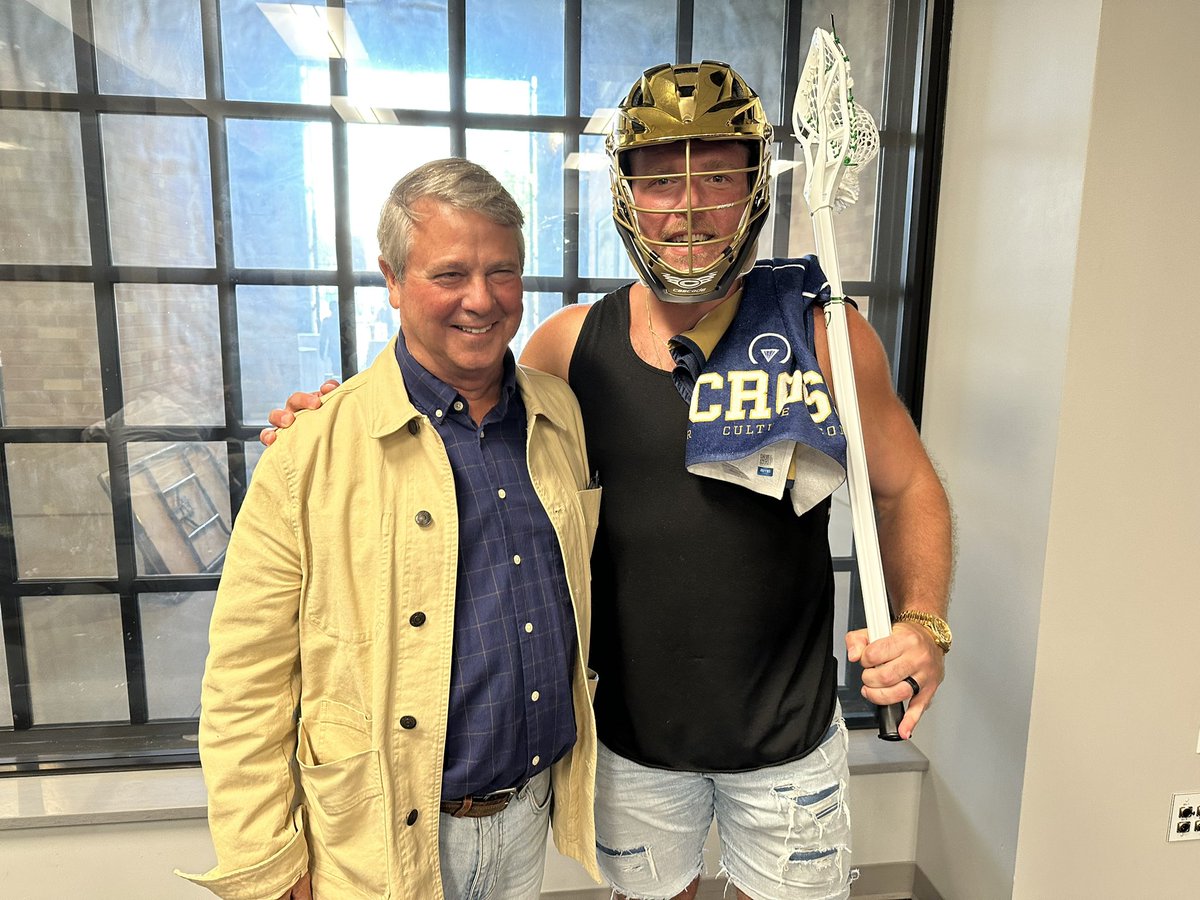 NDlacrosse's tweet photo. . @PatMcAfeeShow: Certified ND Lacrosse Guy

#GoIrish☘️ https://t.co/Yl0T7o5esF