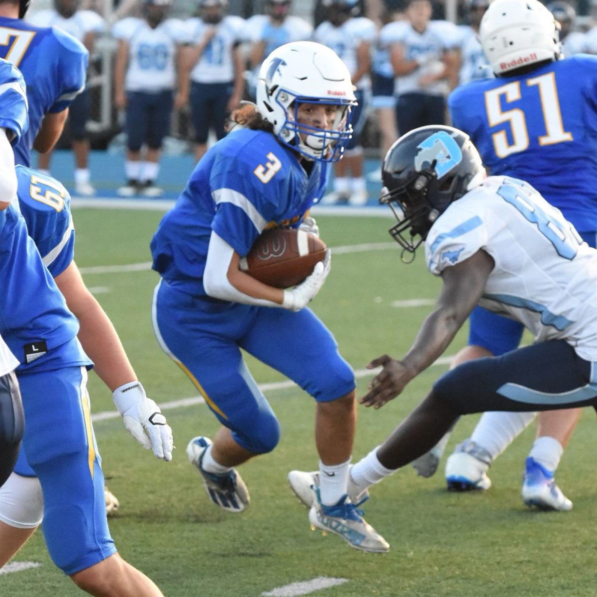 FroshWnhs's tweet image. Thank you @Lukebellini23 for being our week 5 in-season #FalconTalk speaker! Luke talked about being able to play multiple position to help the team, the importance of special teams, and being coachable. He also talked emphasized being a good person and showing everyone respect.