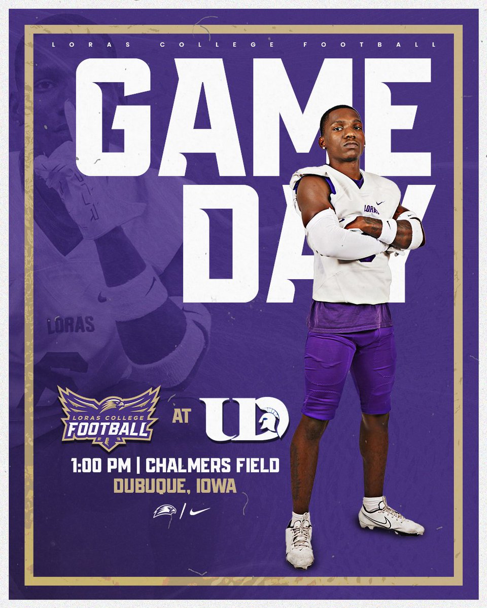 𝐆𝐀𝐌𝐄𝐃𝐀𝐘

🆚» Univ. of Dubque (Key City Clash)
🎗️» Childhood Cancer Awareness Game
🏟️» Chalmers Field
📊» bit.ly/45ZPD4Z
📺» bit.ly/3EOXvKL

#GoDuhawks