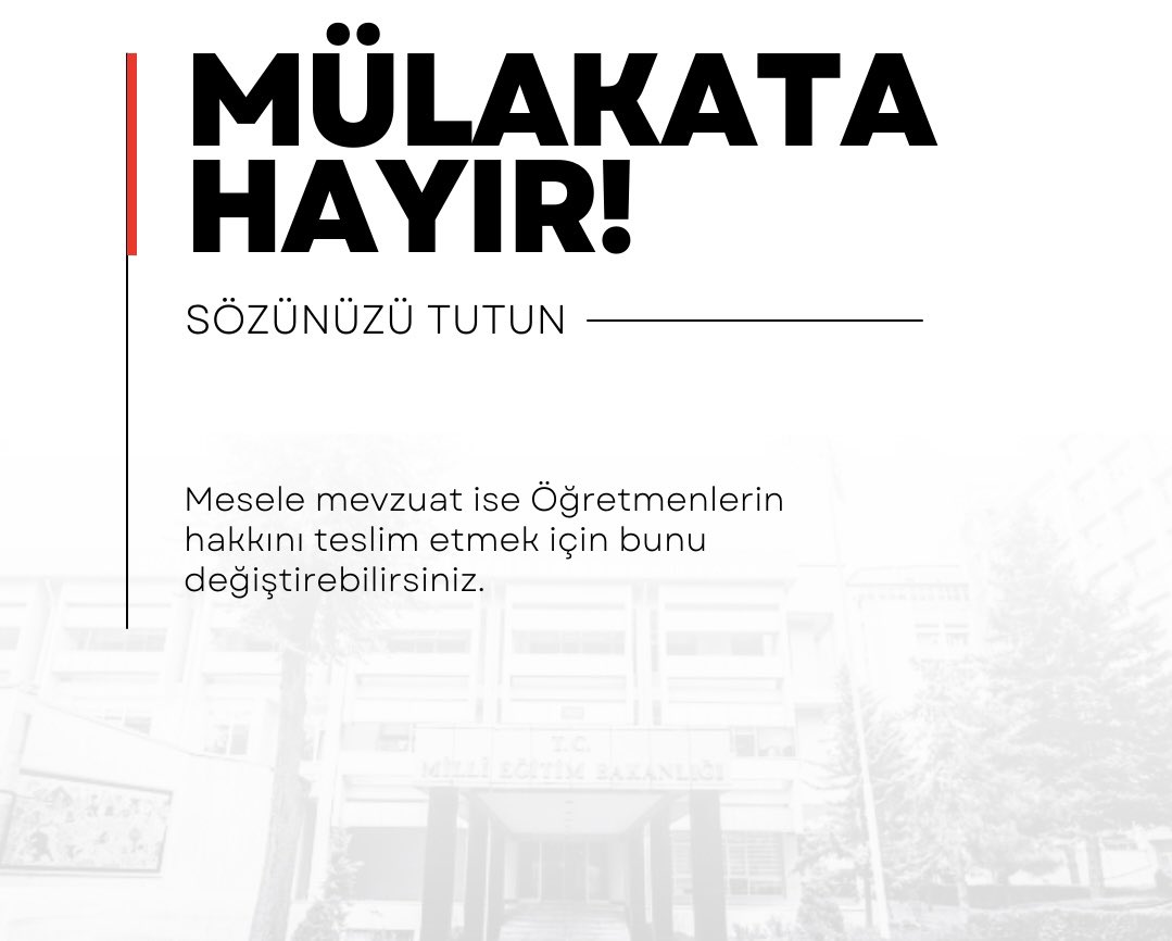 Sayın Yusuf Tekin, Öğretmenlerin nasıl ders anlattığını görmek istiyorsanız onlara sınıflarını verin. Onlar layıkı ile gerekeni yapacaktır.
#CBöğretmenesözverdi