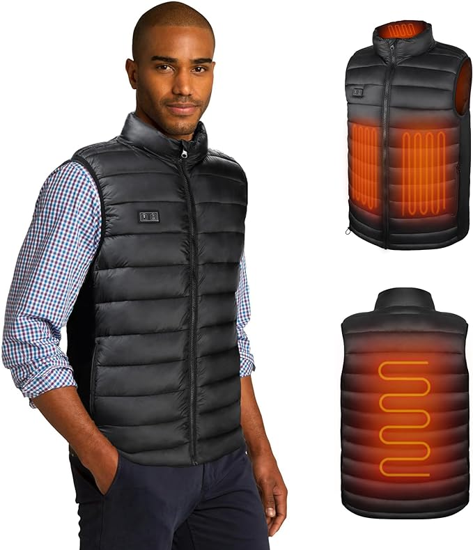 KristysDeals's tweet photo. SAVINGS ON HEATED VESTS! 
Includes Power Bank 🙌 

$37.99 PRIME (R:$95.99) 
✂️ coupon on main product page.
Code 50R4B5TG Auto-Applied.

#Ad -->> https://t.co/NusIHMvOem
Affiliate links - we may receive a commission. Price/availability accurate as of posting.  #CommissionEarned https://t.co/QqO6cVESaJ