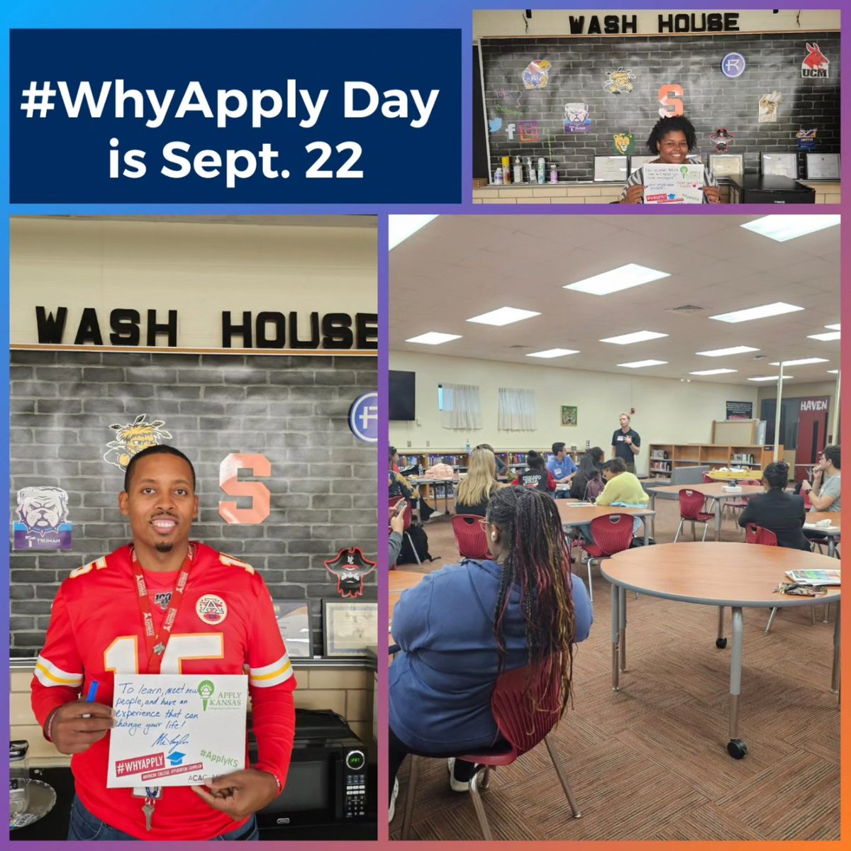 Today the Washington Student Success Center Staff and the EY CMAP Scholars celebrated #WhyApply Day

What's your why? 👀 #Share