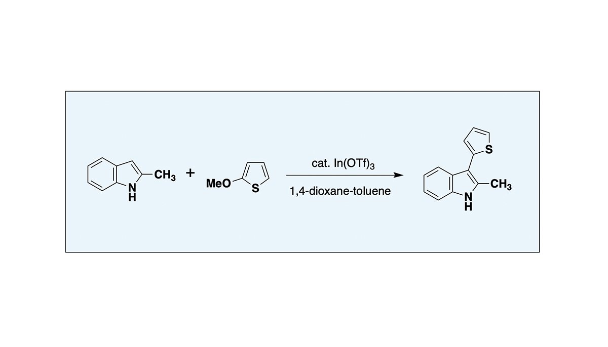 OrgSynth's tweet photo. Discussion Addendum for: Indium-Catalyzed Heteroaryl-Heteroaryl Bond Formation through Nucleophilic Aromatic Substitution: Preparation of 2-Methyl-3-(thien-2-yl)-1H-indole
Teruhisa Tsuchimoto #OS100 https://t.co/Fpw34Gl5eT