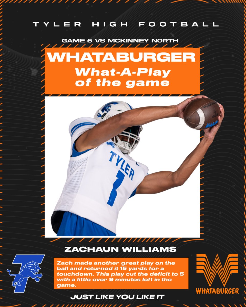 Here is the Whataburger What-A-Play of the Game. S/O to <a href="/BrandonOSports/">Brandon Ogden</a> for the footage!