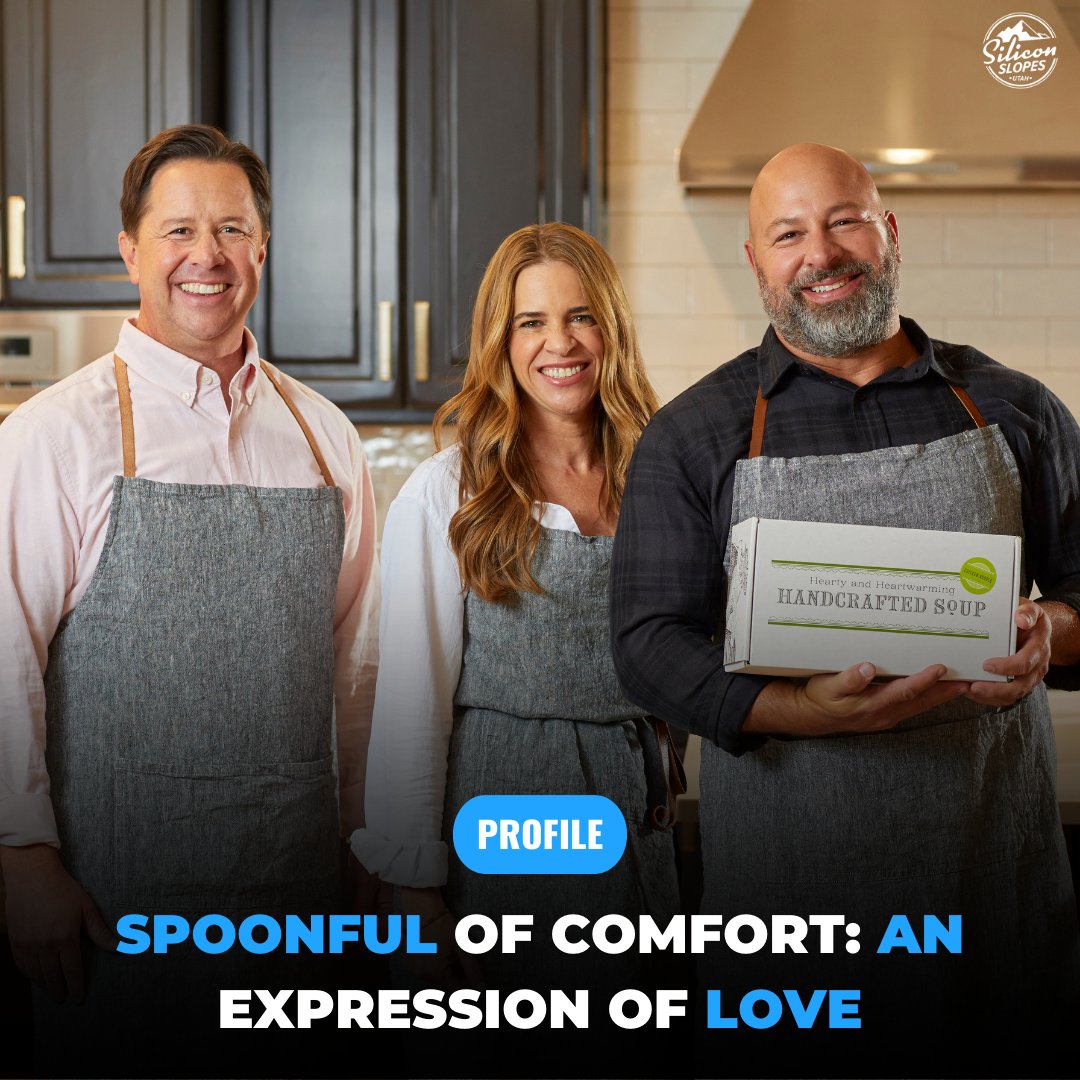 siliconslopes's tweet photo. For nearly four decades, @EY_US has honored entrepreneurs whose ambition, courage, and ingenuity have driven their companies’ success, transformed their industries, and made a positive impact on their communities.

Marti Wymer, Steven Wymer, and Scott Gustafson, Co-Founders of @Comfortsoup, are three of this year's Entrepreneur of the Year Mountain West winners. In this interview, they talk about the founding story of Spoonful of Comfort. 

Spoonful of Comfort was born from tragedy when Marti got a call that her mother, who was living in Canada, had been diagnosed with cancer. Marti was searching online for something to send her, but couldn't find anything that felt appropriate.

Spoonful of Comfort did not begin as a business—in Marti’s words, “Originally it was a labor of love, I was pouring my grief into this.” After being highlighted on the USA Today blog, Spoonful of Comfort slowly began transitioning into a growing business.

“It was the complete entrepreneur situation: awesome, disastrous, make it happen, figure it out,” Steven said of the incident. “That was the real transition from grief towards, this is a business with something here.”

Read the full story here: https://t.co/CWiCnIhMp4

#EOYMTNWEST