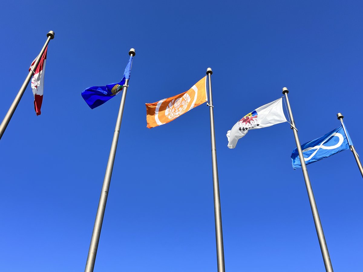 Today we gathered to recognize the signing of Treaty 7 and raise the Survivors’ Flag to honour residential school survivors. I’m thankful to the Elders, and others in the MRU community, who shared their stories and participated in the ceremony.