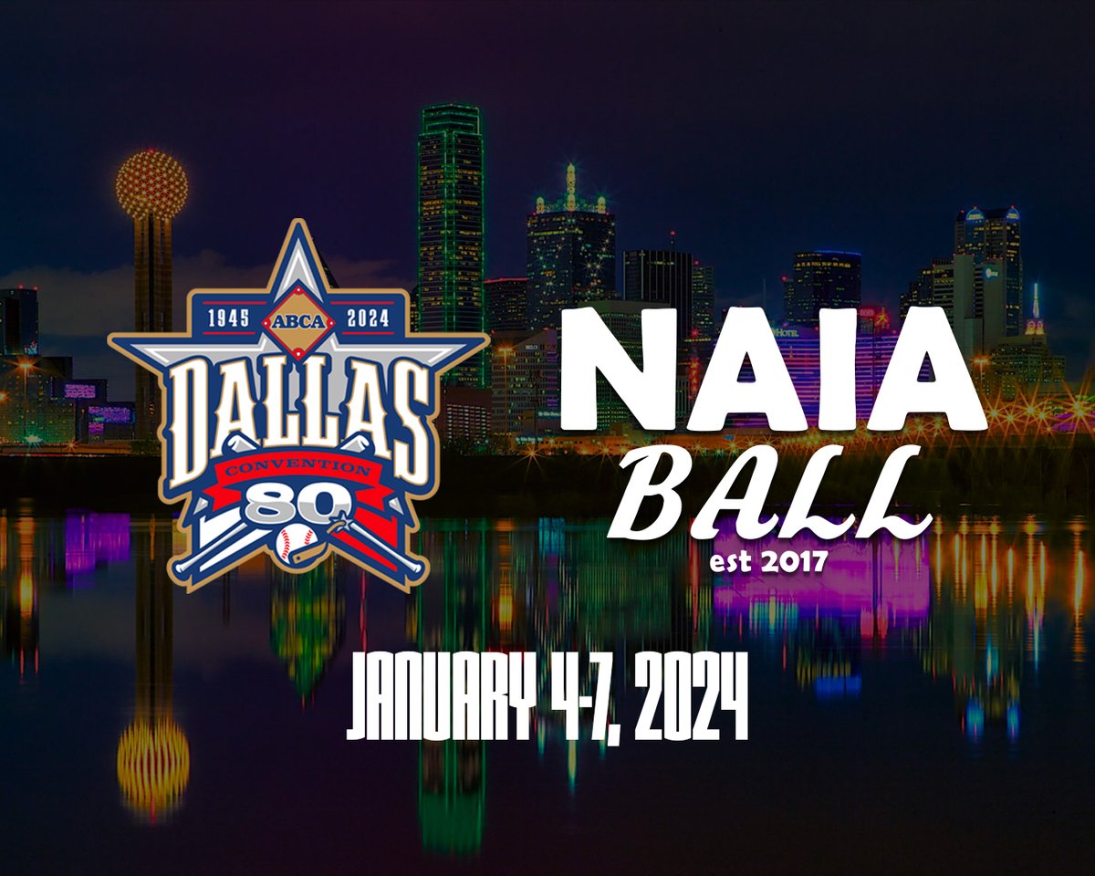 LIVE from the 2024 American Baseball Coaches Association convention in Dallas, Texas! #NAIABall