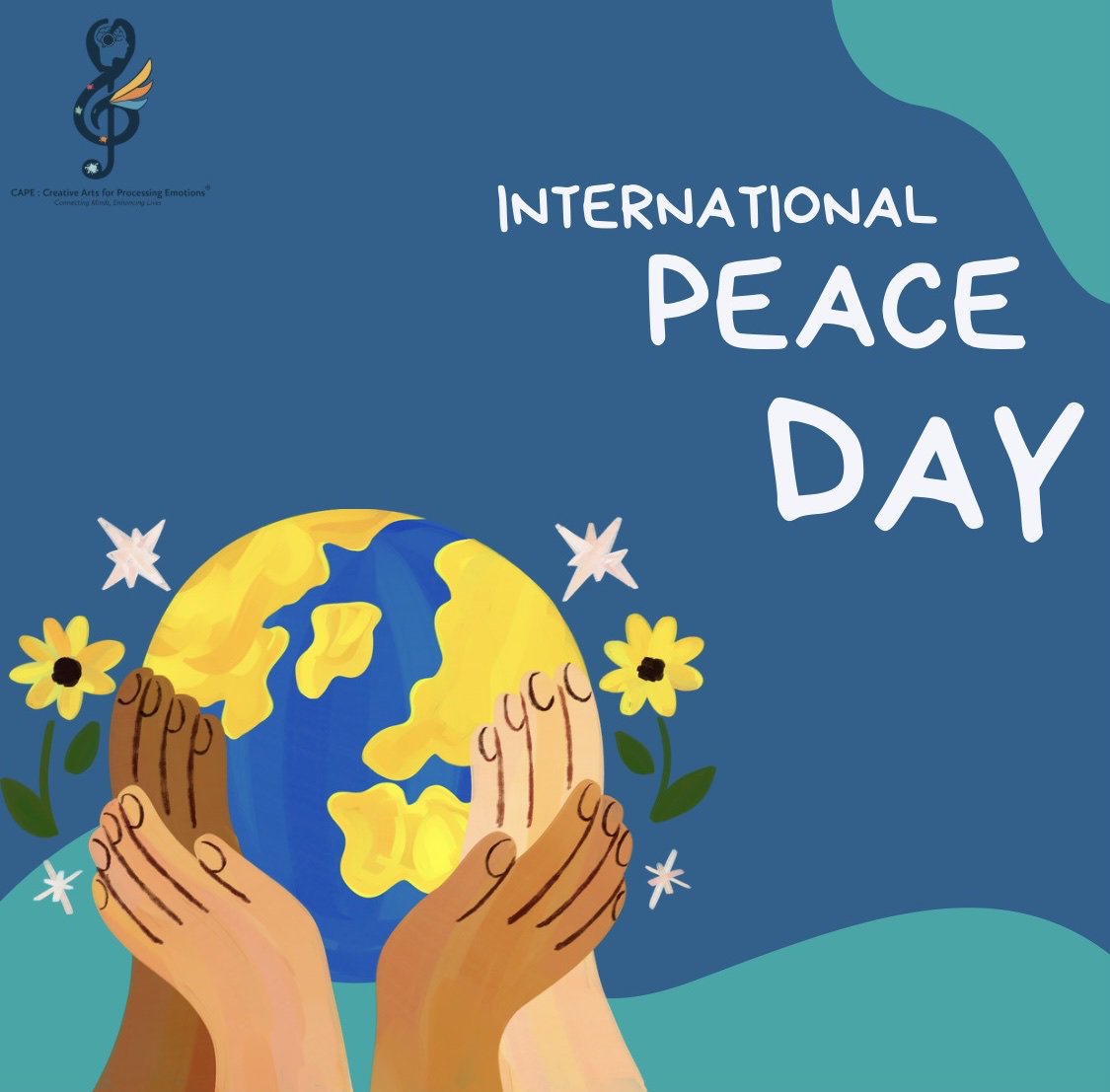 CAPEFORHEALTH wishes you a very happy international peace day. Use this day to spread love and peace . Om shanti Om ! #mentalhealthawareness #mentalhealthmatters #worldmentalhealthday #mentalhealthrecovery #peace #peaceday #internationalpeaceday #blm