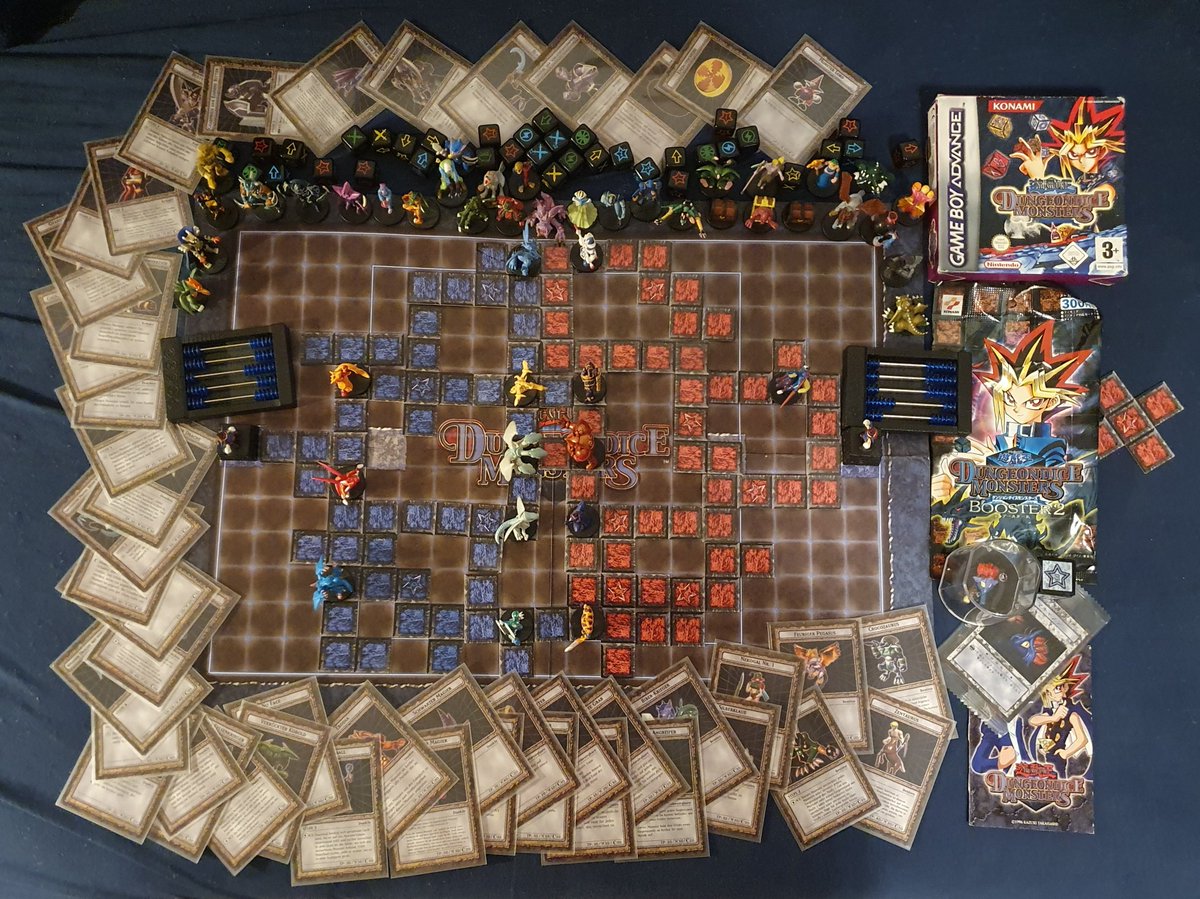 DDM_Enthusiast's tweet photo. @YuGiOhCardEU Alright @YuGiOhCardEU take a good look at #MyYuGiOhCollection.
The nostalgic DDM board game is just awesome!
Day 1091 of asking for the official return of Dungeon Dice Monsters https://t.co/4QYLuoi0xL