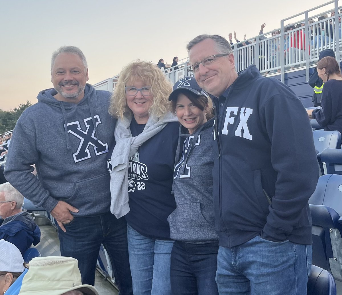 StFX Athletics (@stfxathletics) on Twitter photo Great to see our President <a href="/AndrewHakin/">Andrew Hakin</a> and <a href="/HakinLinda/">Linda Hakin</a> along with VP <a href="/monlfos/">Monica Foster</a> and Kevin Foster out to cheer on the X-Men Football team in Friday Night Lights action tonight! #goxgo Great to see our President <a href="/AndrewHakin/">Andrew Hakin</a> and <a href="/HakinLinda/">Linda Hakin</a> along with VP <a href="/monlfos/">Monica Foster</a> and Kevin Foster out to cheer on the X-Men Football team in Friday Night Lights action tonight! #goxgo