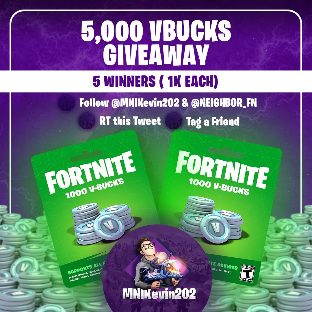 Fortnite announces free V-Bucks giveaway of 100000, check your