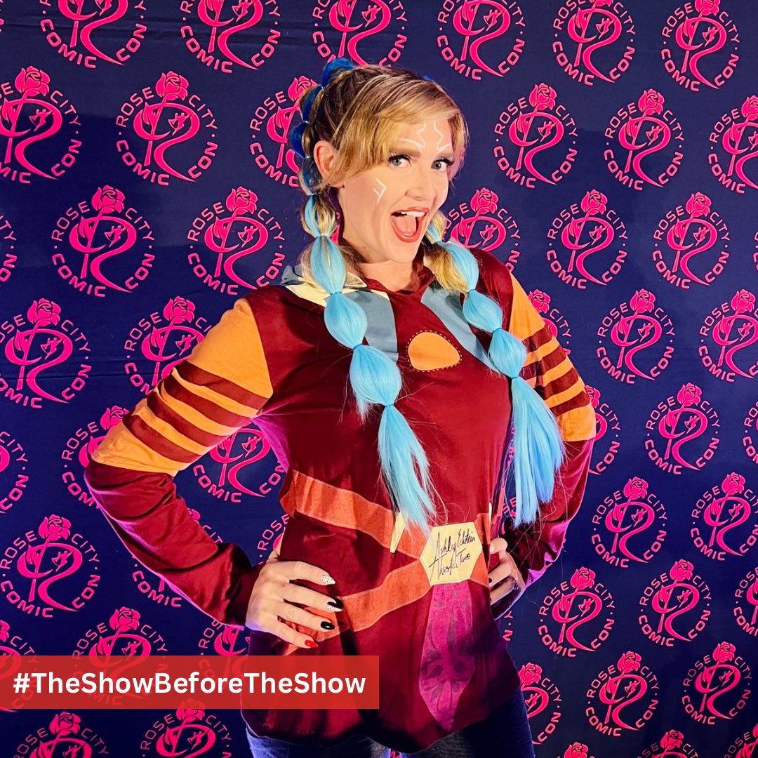 Here’s your Party Squad, Portland! Come say hello to the team at the #MainStage and #RemixStage all weekend 🎶🥀🎤 #TheShowBeforeTheShow #RCCC2023 <a href="/RoseCityCC/">Rose City Comic Con</a>