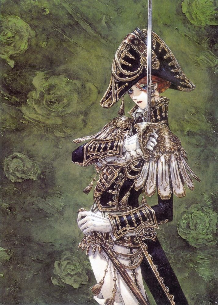 Illustration by Japanese artist Shibamoto Thores for the Japanese novel "Trinity Blood"