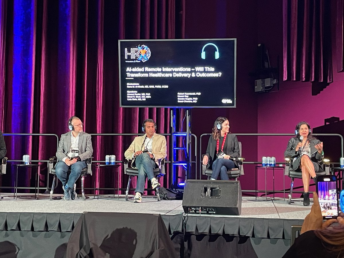 Honored to be part of the conversation on #AI and its future in #cardiology <a href="/experienceHRX/">HRX</a>
