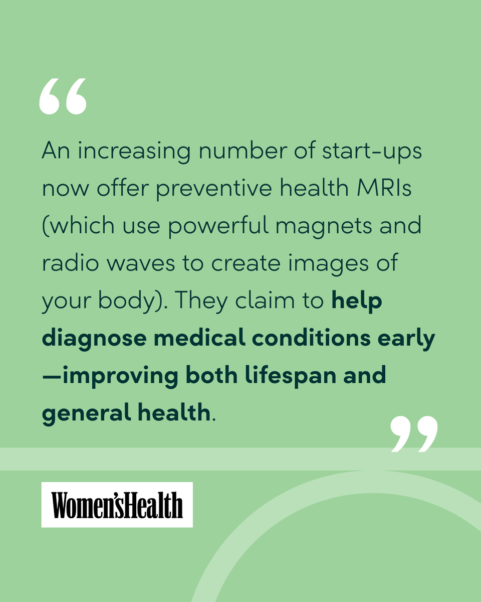 prenuvo's tweet photo. “A full-body MRI is a one-stop shop”. One Prenuvo scan detects 500+ conditions including cancers and diseases.
@Caitlinscarlson unfolds how we’re providing people with a comprehensive view of their health in @WomensHealthMag: https://t.co/FlWsM3vDTL
#Prenuvo #FullBodyMRI https://t.co/xyrJznPVkn