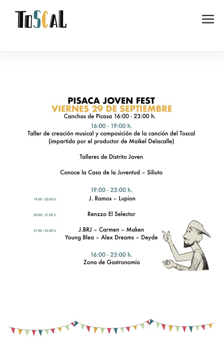 Ya es una realidad las Fiestas del Toscal y entre ellas, las culturales,  organizadas por el Distrito Centro Ifara y la Asociación de Antiguos Artilleros.

Concierto de la #BandaMunicipal de Música de #SantaCruzdeTenerife

Romería al #CristodePasoAlto

fiestasdeltoscal.com/?fbclid=IwAR1o…