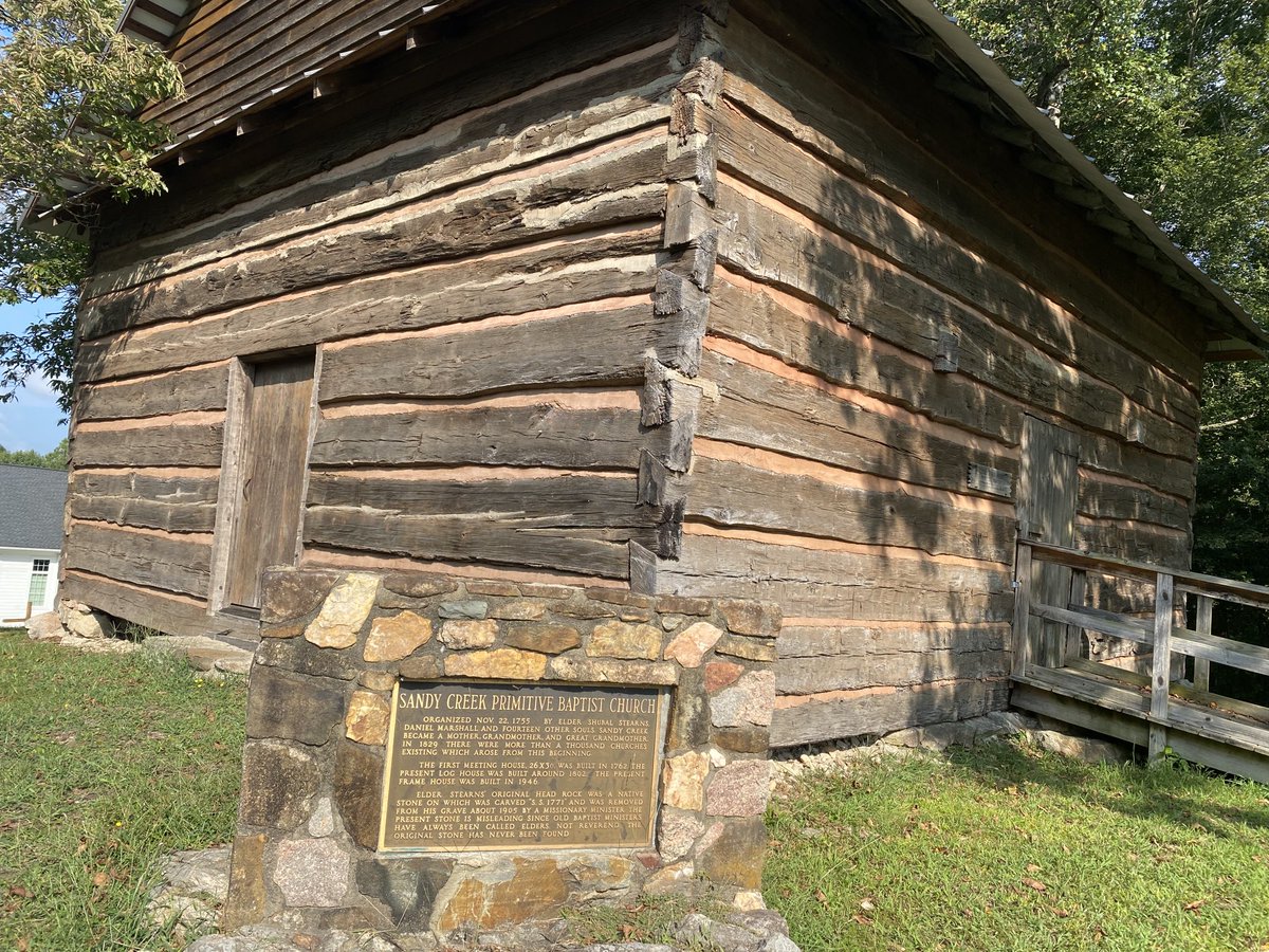 ThomasR_Smith's tweet photo. When in North Carolina we visited the site of Sandy Creek Baptist Church. The historic church was founded in 1755 by Pastor Shubal Stearns. Great bit of history. https://t.co/hZa3uCnFXJ