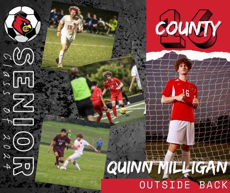 SCCardsSoccer's tweet photo. SENIOR SPOTLIGHT: Quinn Milligan
Quinn is a player with an enormous heart.  You will never hear a negative word come from his mouth.  He always puts forth his best effort and is encouraging to his teammates. https://t.co/DoCWEnrC9P