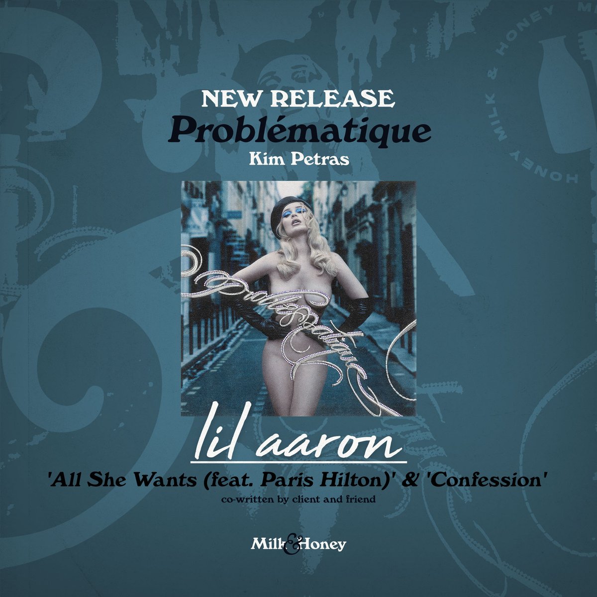 milkhoneyla's tweet image. Check out ‘All She Wants ft Paris Hilton’ and ‘Confession’ from Kim Petras’s new album ‘Problematique’, co-written by client and friend Lil Aaron
#LilAaron #KimPetras #ParisHilton #milkandhoney #hitsongs