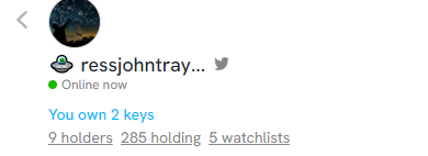 Hey guys, I'm in #friendtech and the number of keys I bought keeps growing exponentially, and you still haven't bought me, I think the price is still too low, see for yourself