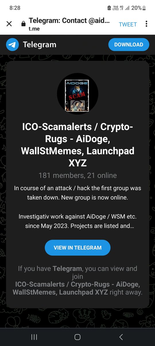 Malkyno1's tweet photo. @xrp34972416 @wallstmemes Biggest rug pull. Get onto lecksmoneycrypto on you tube you will see. Same scm bags behind ai doge. I invested heavily into, they stole 60% liquidity from the presale and are slowly using the rest to exit.listing will be on uniswap or mexc. Mark my words. Big scam https://t.co/QkumNJHqZ2