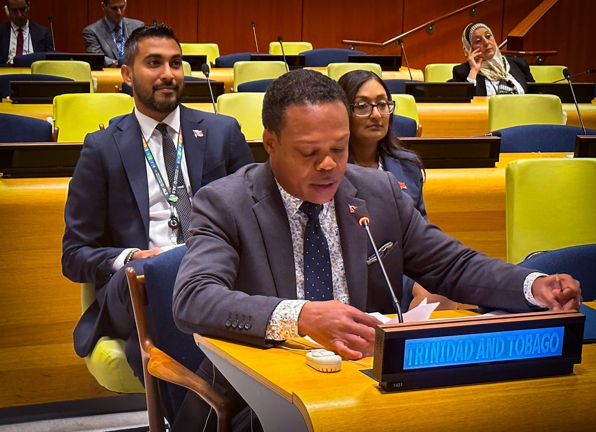 “The only thing that can stop the G77 from achieving its objectives, is the G77 itself.” Minister Amery Browne calls for the Group of 77 and China to speak with one singular voice to ensure no one is left behind. #ttunga78