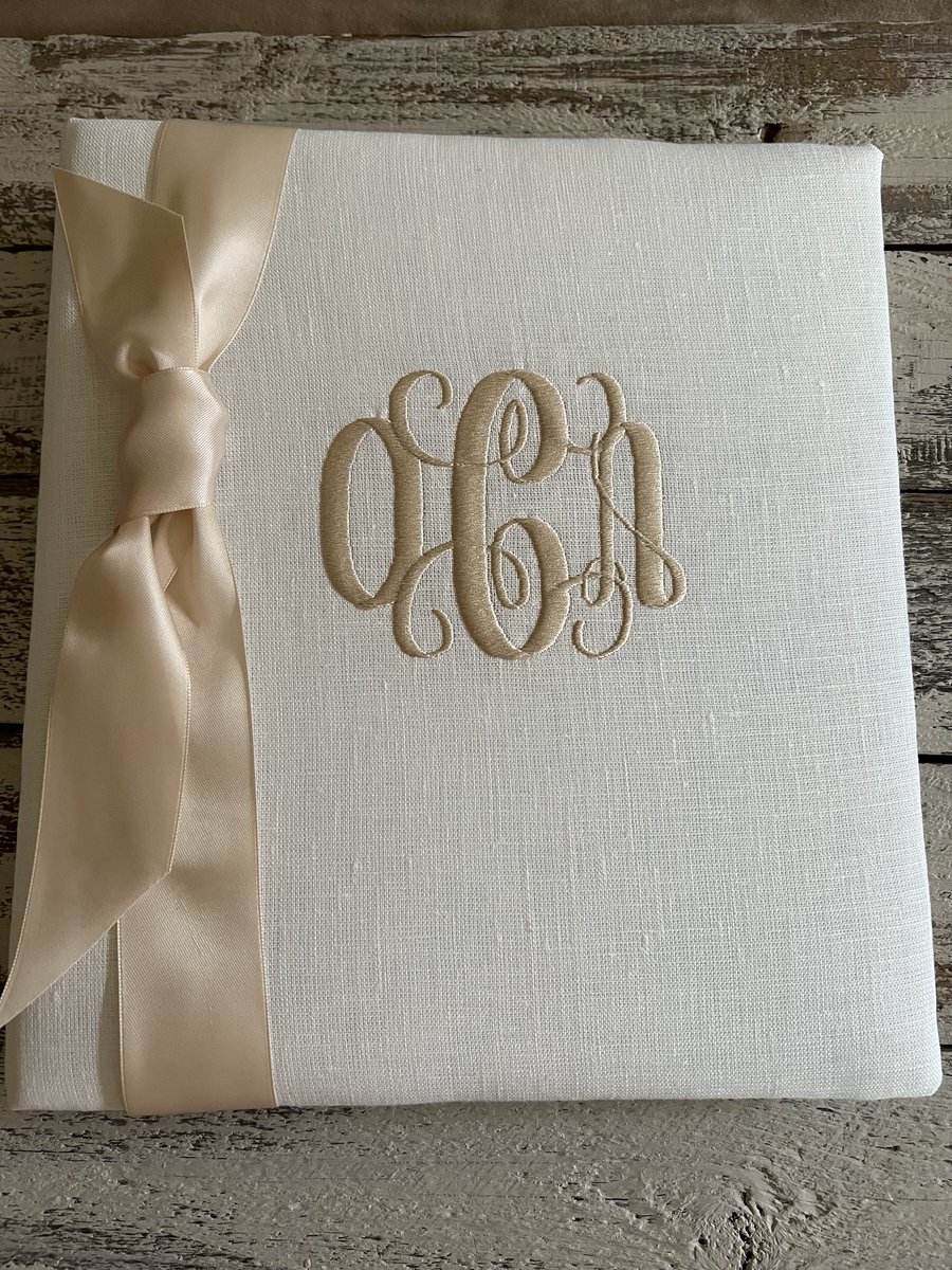 sooburns's tweet photo. Wedding monogrammed journaling guest books on sale at; https://t.co/2u4fm3Txxh for $105.00, Baby books too! https://t.co/ip3CwZlztg