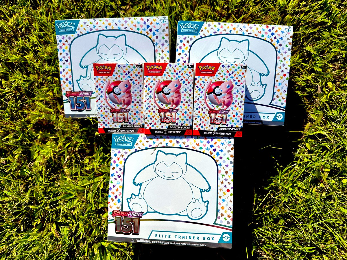 deemocollects's tweet photo. ✨POKÉMON 151 GIVEAWAY✨

For those who love GEN 1 🔥🍃💧

3 ETBs and 3 BOOSTER BUNDLES (45 packs)

1 WINNER! Yes… ONE WINNER.. just

✅Follow @DJdeemO_ 
🔁Retweet this post
🐬Respect dolphins

Don’t keep them sealed or else spiders

Winner announced October 2nd GL 🍀 https://t.co/fJDpQY6L26