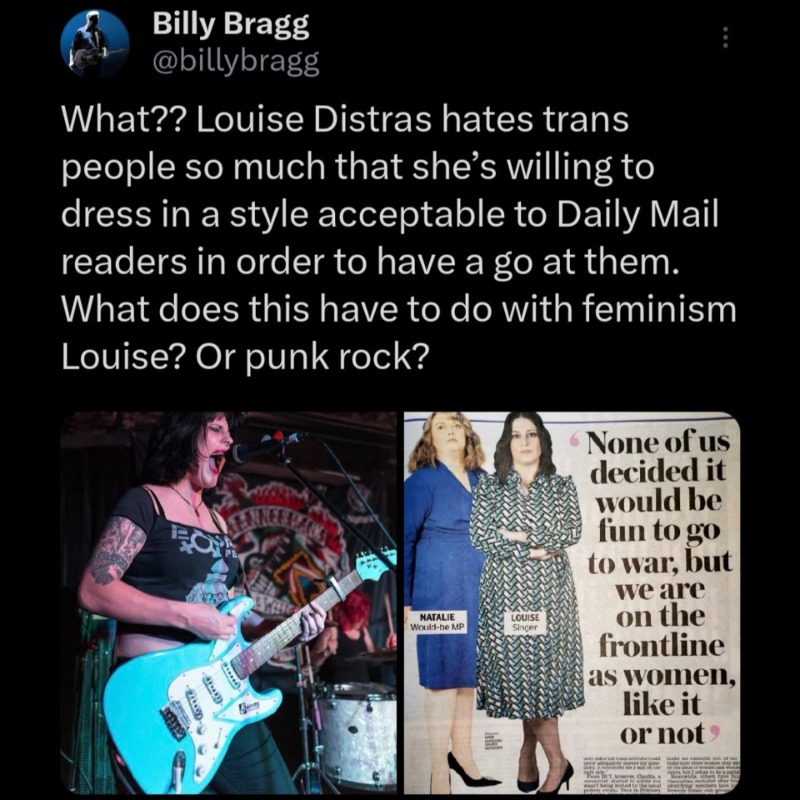 'I wish I had your voice and youthful good looks' is what you said whilst brushing your mangled claw over me at Leftfield. I always wondered how Jim Jones got all those people to drink the Kool Aid, and now I totally get it. Bring it on you sanctimonious old caaant! @billybragg