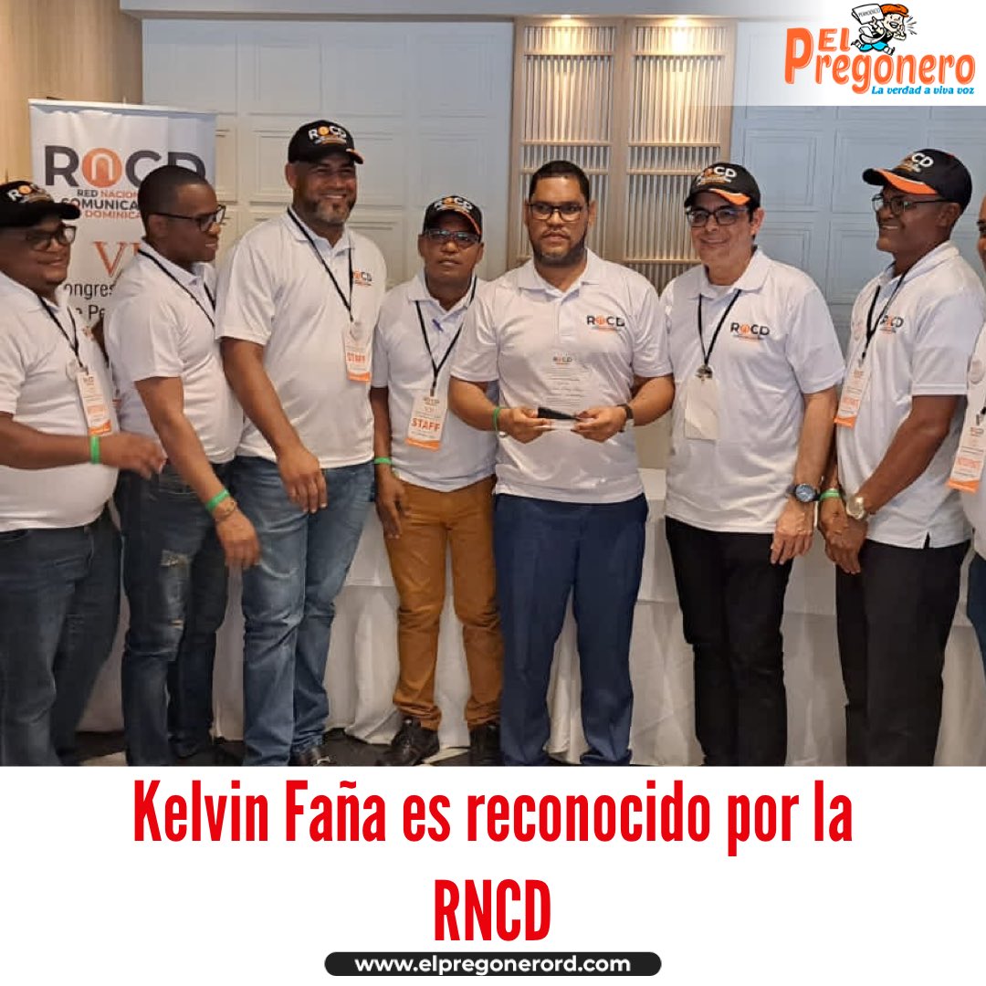 ElPregoneroRD's tweet photo. Kelvin Faña es reconocido por la RNCD
https://t.co/ZvhaQCCQhJ
#ElPregoneroRD
#RNCD https://t.co/Y3DQFji1K6