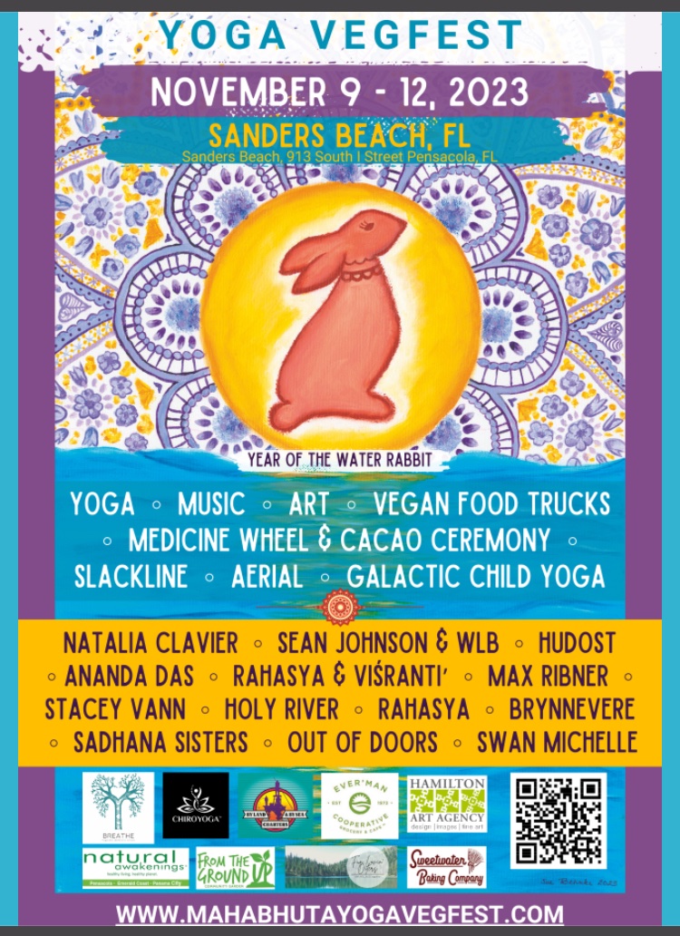 YogaShalom's tweet photo. Mahabhuta Yoga Vegfest: Schedule is Live! Pensacola, Florida in November see the schedule and register. https://t.co/hVWPbPc83T