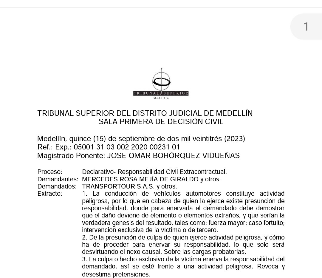 ¿Cuál régimen de responsabilidad ha de considerarse cuando ambas partes ejercen actividades peligrosas?

La sala civil ha sido categórica en resaltar que la responsabilidad derivada de la ejecución de labores peligrosas, se asienta en la teoría del riesgo y no en la culpa, aun