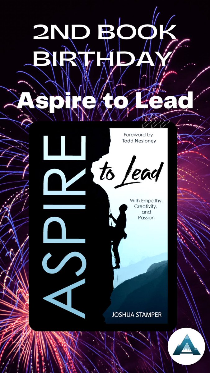 Can’t believe #AspiretoLead turned two today 🎉 So proud of this resource and the many voices that are in this book! Grab your copy today bit.ly/aspirelead