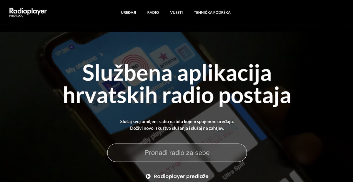 So happy to welcome a 20th country for @rpworldwide, welcome Radioplayer Croatia! radioplayer.hr ! Together, we are stronger! More good news coming soon. Stay tuned! #radio #dab #ip #radioplayer